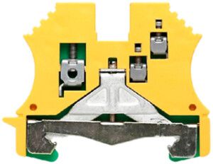 Schutzleiter-Reihenklemme Weidmüller WPE /ZR Schraubanschluss 2.5mm² grün/gelb