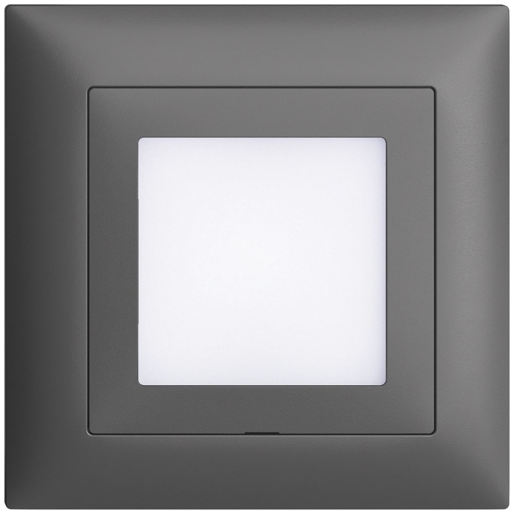 Kit frontale INC EDIZIOdue grigio scuro 88×88mm per lampada LED