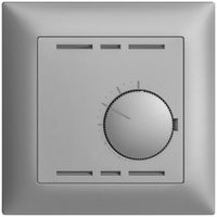 UP-Raumthermostat EDIZIOdue silver ohne Schalter