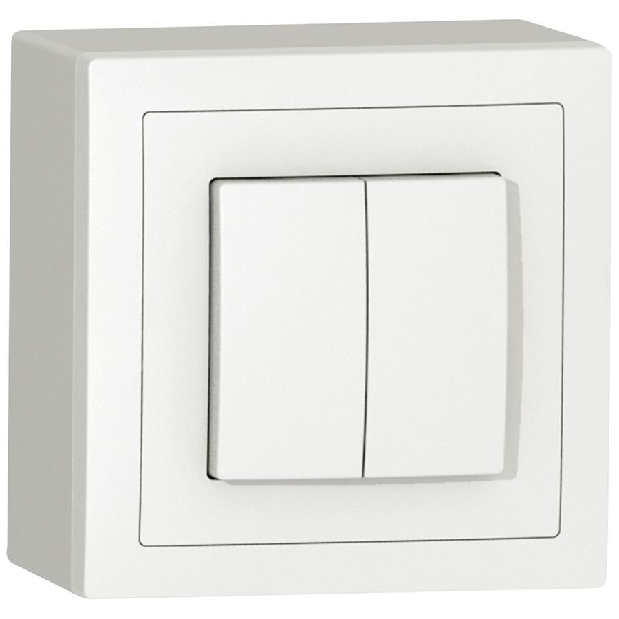 Contatto pulsante AP SIDUS A c/c bianco