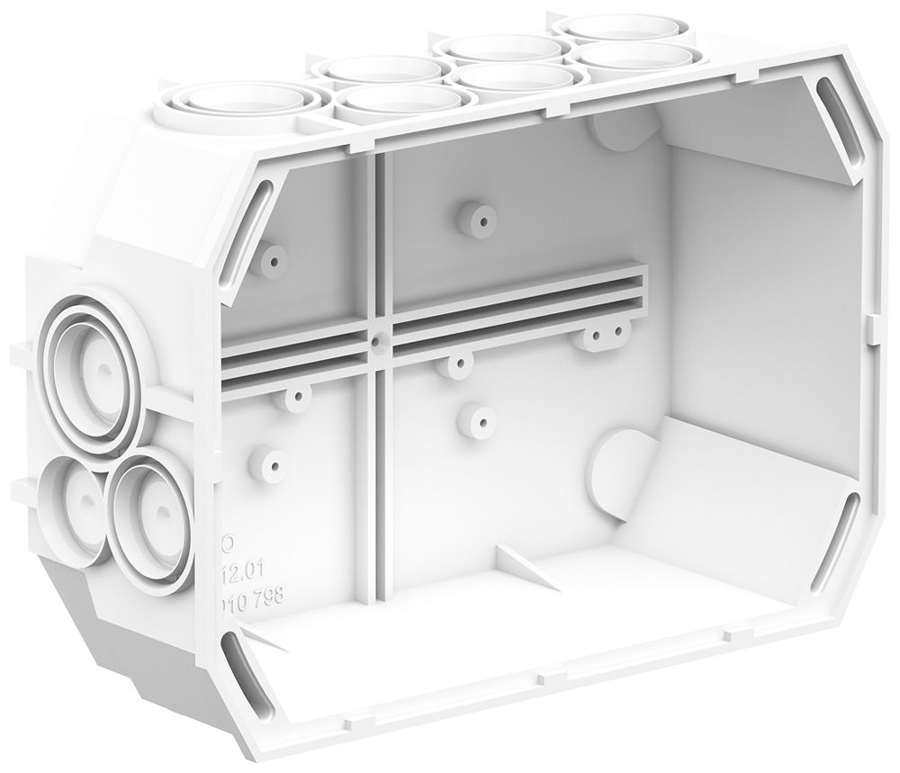 UP-Abzweigdose AGRO 175×120×64mm Halogenfrei weiss
