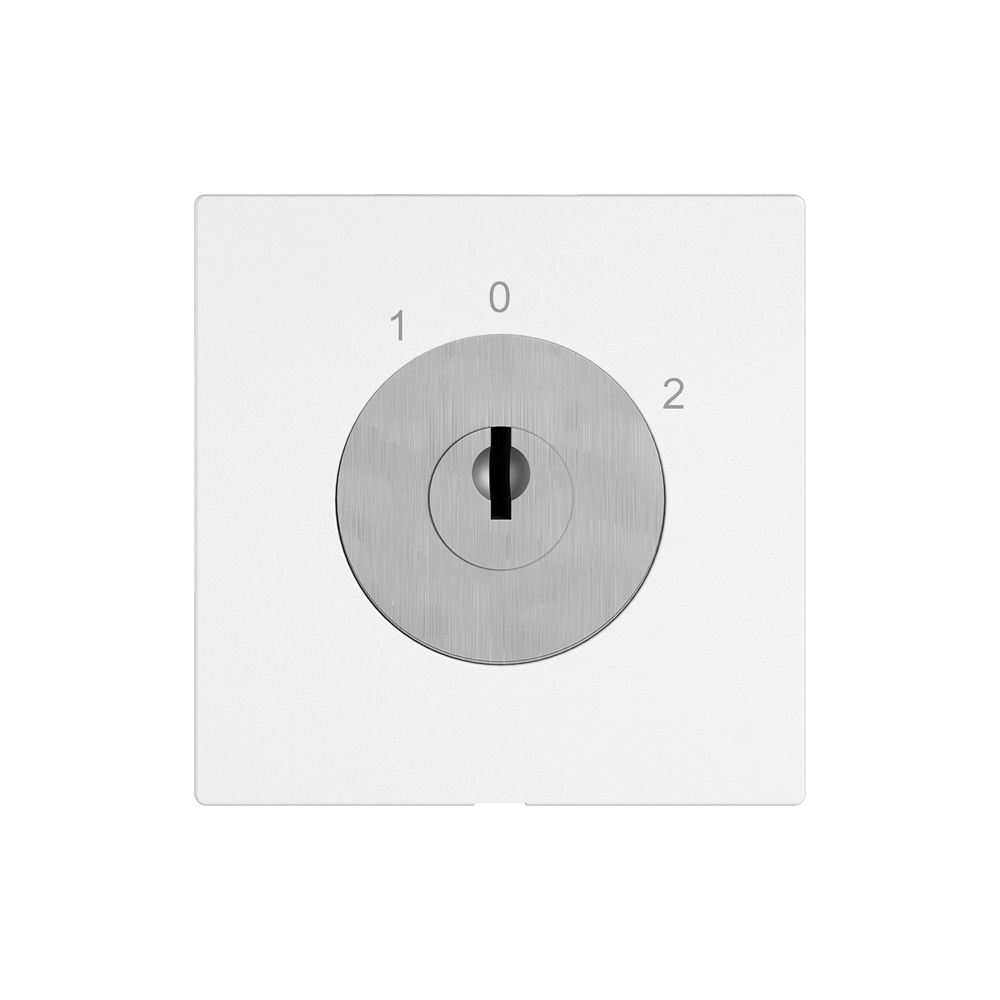 Interrupteur à clé EDIZIO.liv a.KABA 1007F/631984 a.1×retrait 2P 1-0-2 p=67mm bc