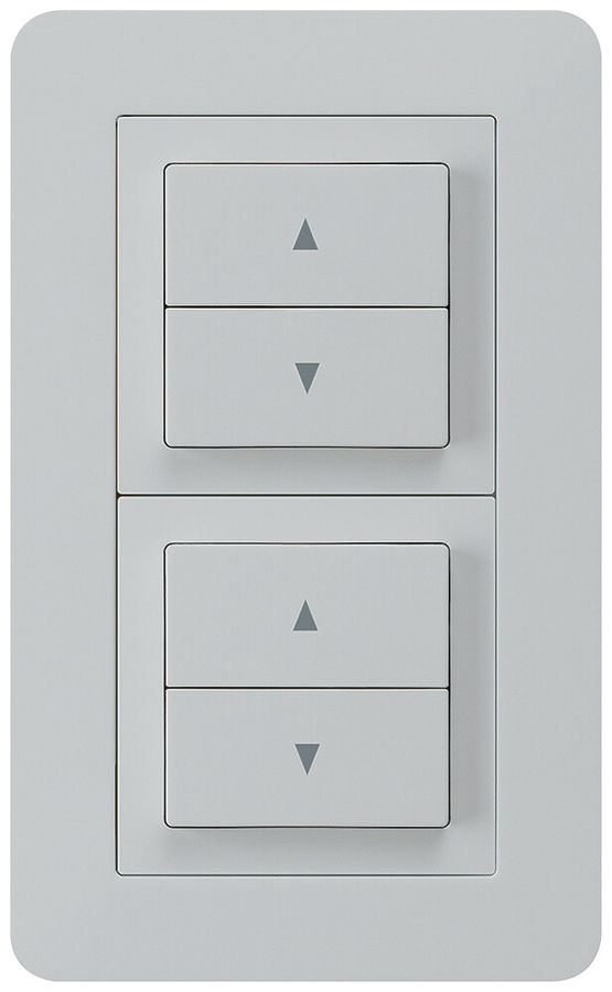 UP-Kombination kallysto.trend Gr.I-I vertikal 2×Storenschalter lichtgrau