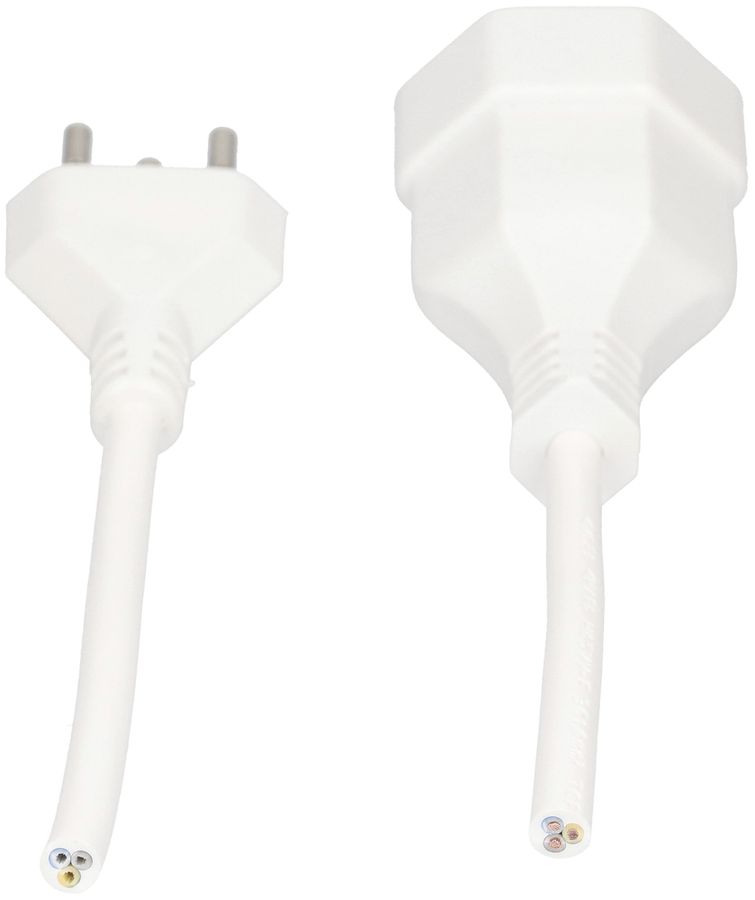 Rallonge MAX HAURI T12/T13 Td 3×1mm² 0.25m blanc