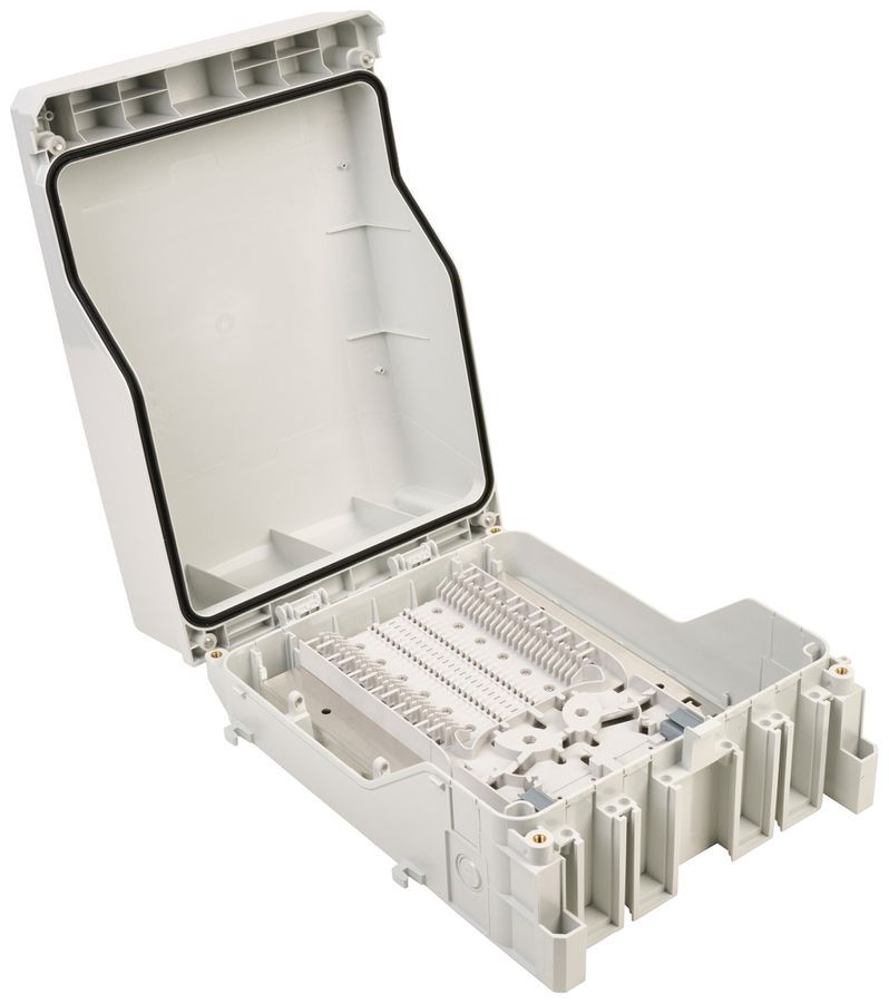 Spleissbox R&M Polaris-box 24 SCM IP65 weiss