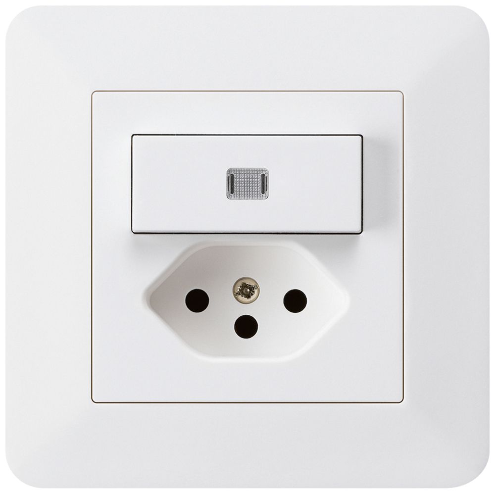 UP-Leuchtkombination 3/1P+T13 weiss kallysto.trend mit Kinderschutz