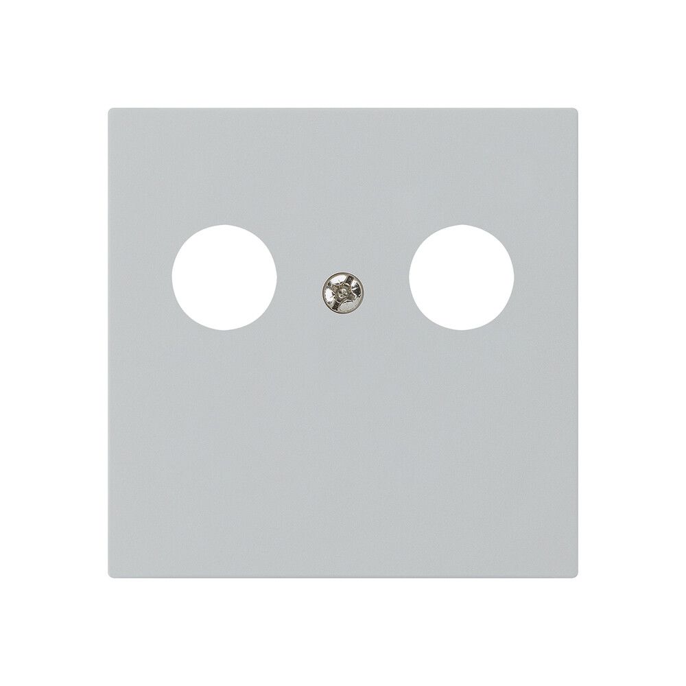 Placca frontale kallysto per R&M HWS grigio chiaro 2×coass.