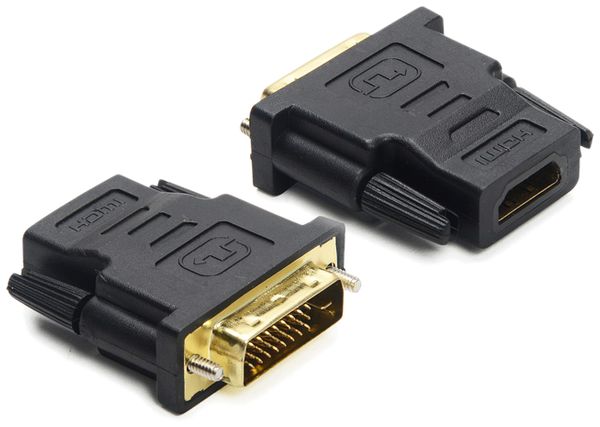 Adapter Ceconet HDMI (f)/DVI (m) WUXGA 165MHz 4.95Gbit/s geschirmt schwarz