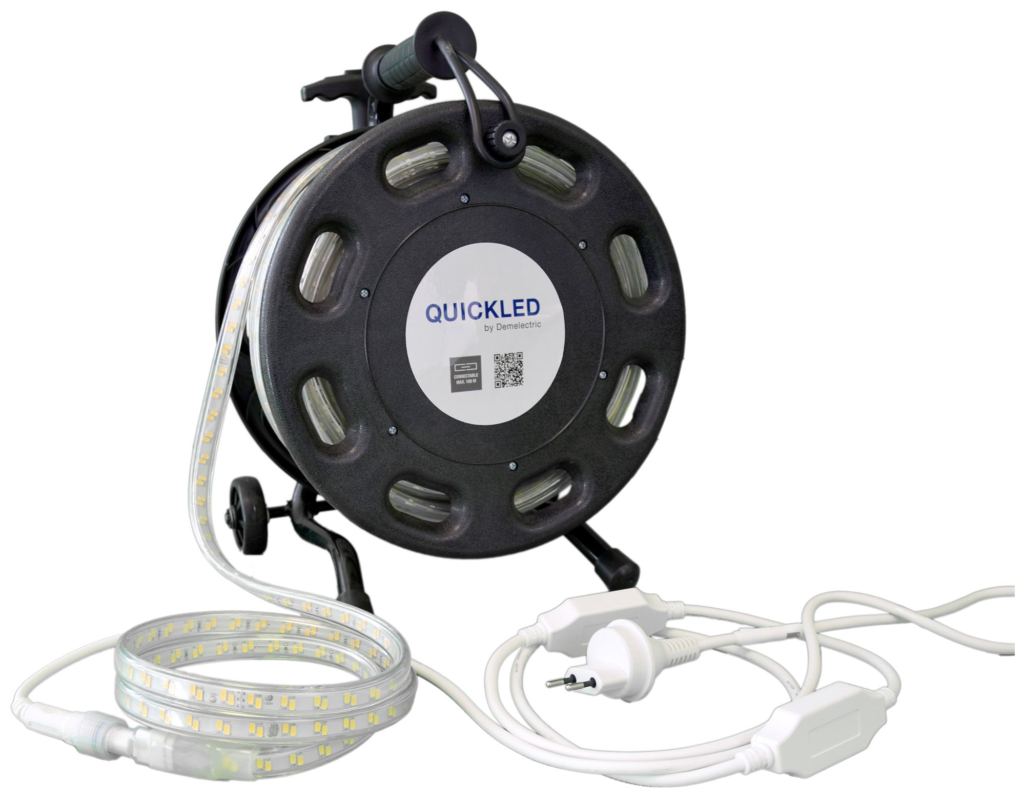 LED-Lichtband QUICKLED 240N IP65 240V 15W-1500lm/m 4000K 25m Abroller zweiseitig