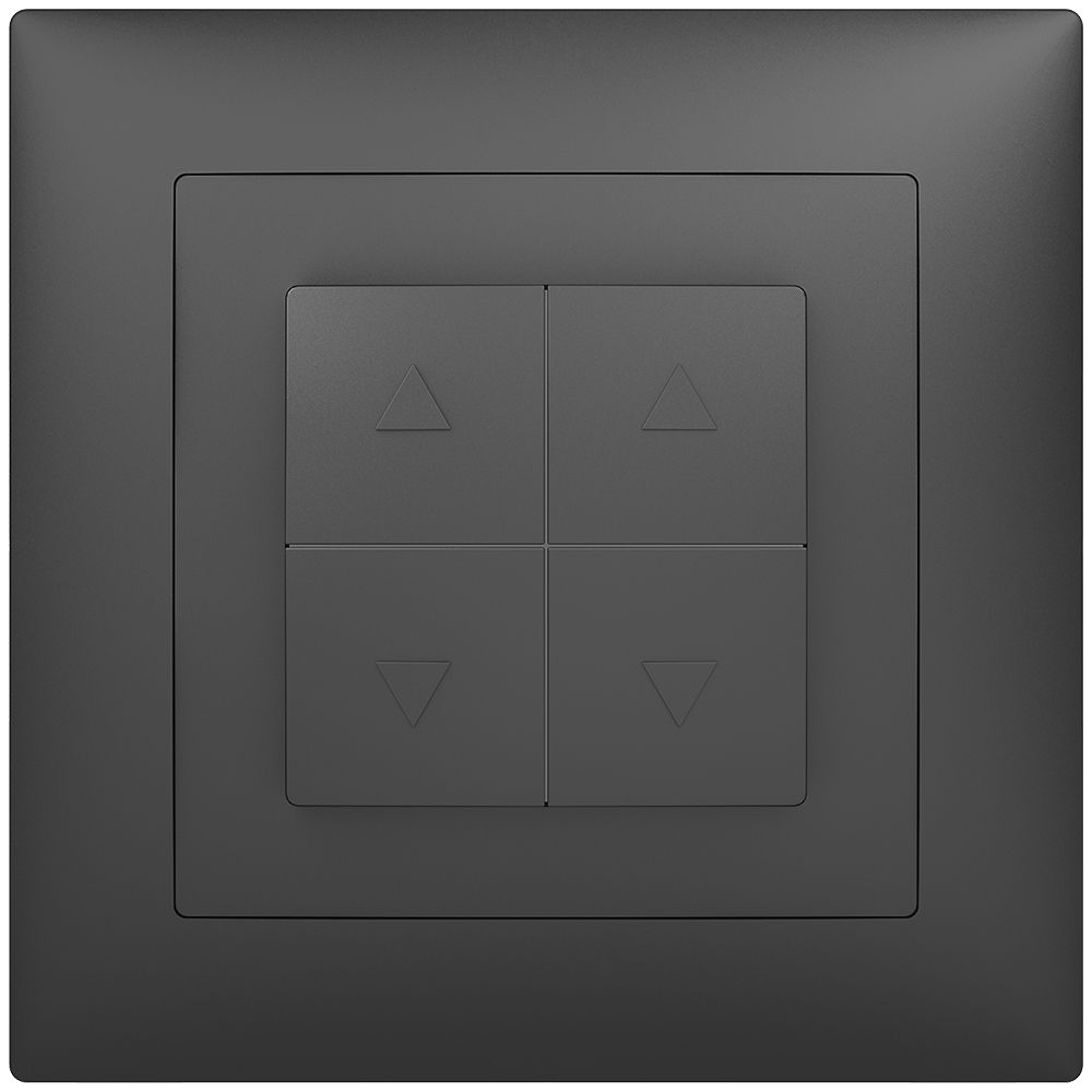 UP-Storenschalter Sidus, 2-Kanal, Typ B, anthrazit