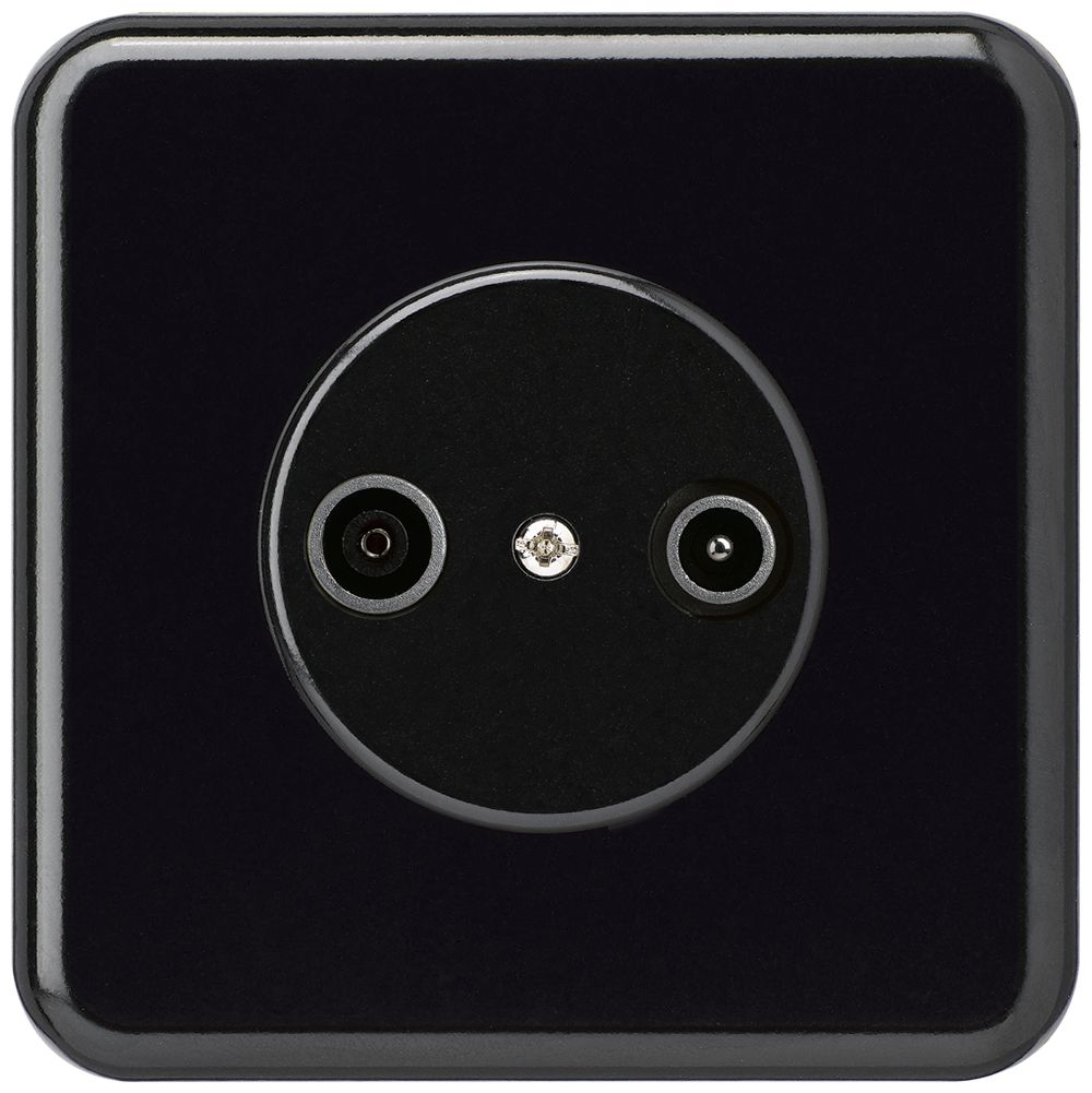 Prise de passage ENC basico TV-R 14dB noir