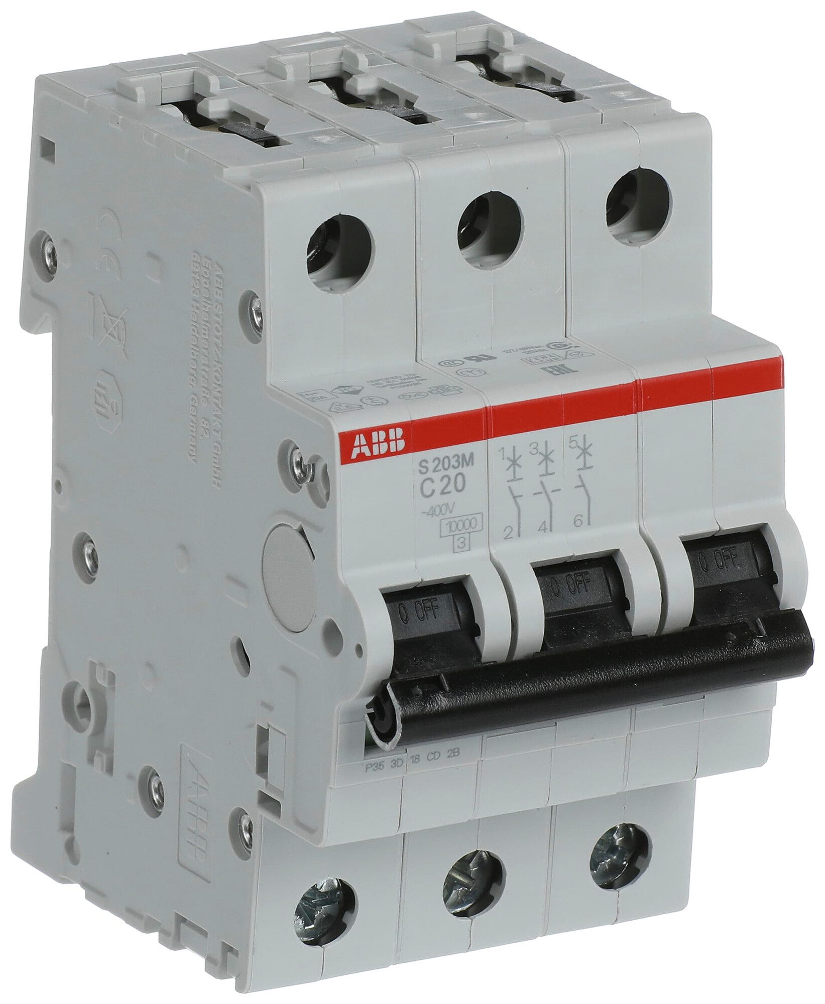 Disgiuntore ABB S203M-C20 20A C 10kA