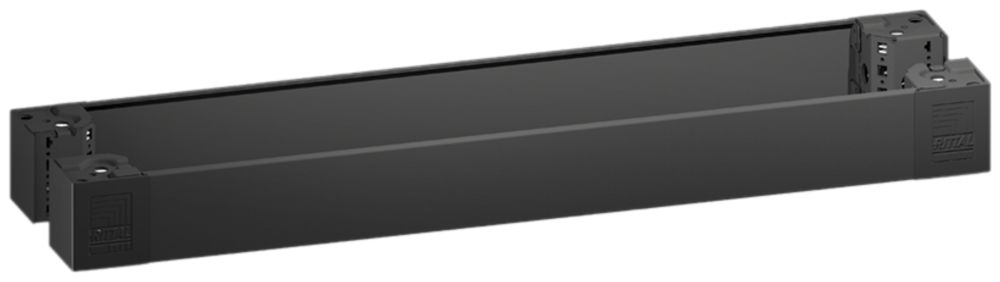 Socle avec angles Rittal AX, H=100mm, pour armoire compacte L=1000mm