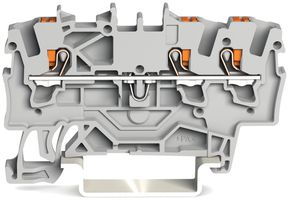 Borne de passage WAGO TopJob-S 1.5mm² 3L gris série 2201