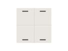 Bascule MDT BE-TAL60W411.01 1t/4a p.touches tactiles blanc mat "neutre"
