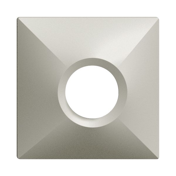 Fronthaube eckig EDIZIOdue hellgrau für Bewegungsmelder PIRI 360°