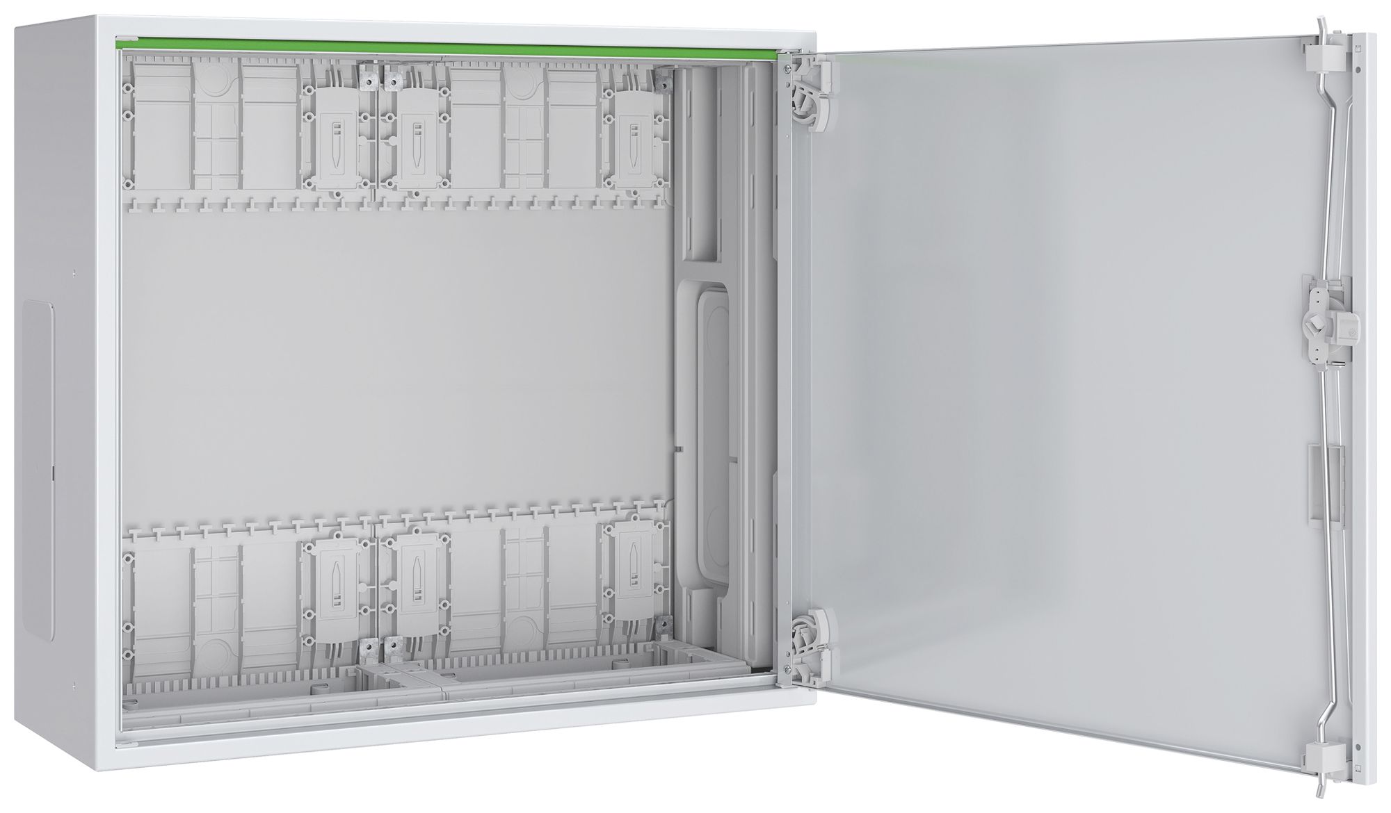 Coffret mural PrismaSeT XL IP44 a.porte 550×500×210mm 2 champs 3 rangées