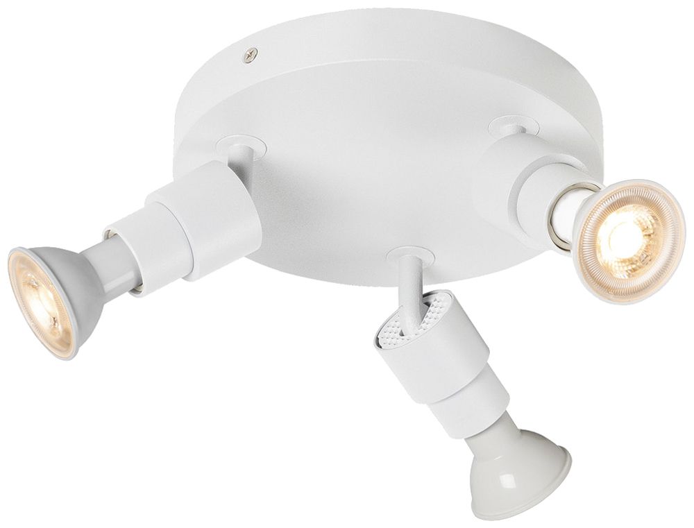 Spot SLV PURI 2.0 Basic CW GU10 3×6W REG Ø180×71mm bianco