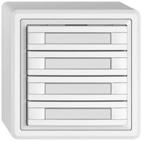 AP-Universaltaster EDIZIO.liv UNI SNAPFIX® o.LED 8× 1-Tbed.Pap.ws