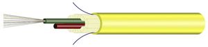 Kabel FO Universal H-LINE Cca 24×E9/125 Ø11.2mm 5000N gelb