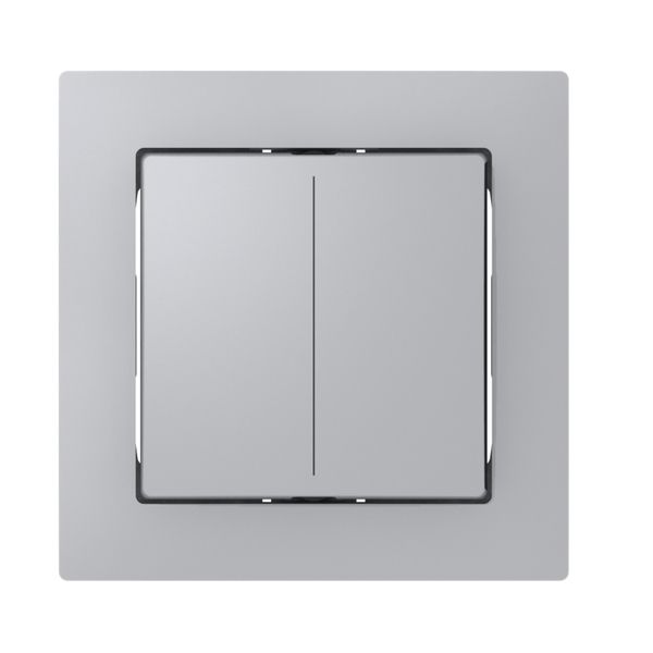 Sensore pulsante ABB Sidus KNX Basic tipo-E, 1/2, alluminio