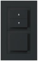 UP-Kombination kallysto.pro Gr.I-I vertikal Storenschalter+Schalter S3 schwarz