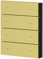 Wippe Theben iONprime PB 4R Metall Messing