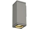 Wandleuchte SLV THEO WALL OUT, GU10 35W IP44 silbergrau