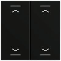 Bascule MDT BE-TAL60W216.A1 1t/4a p.touches tactiles noir mat "jalousie"