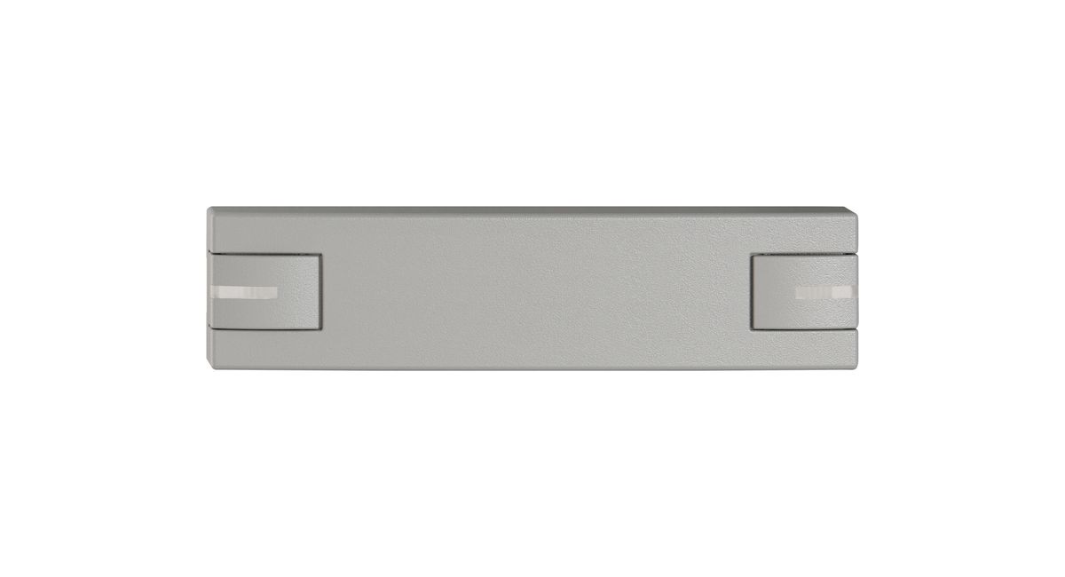 Poussoir 1/8 EDIZIO.liv SNAPFIX® p.KNX&UNI a.LED comm.à 2 touches grc