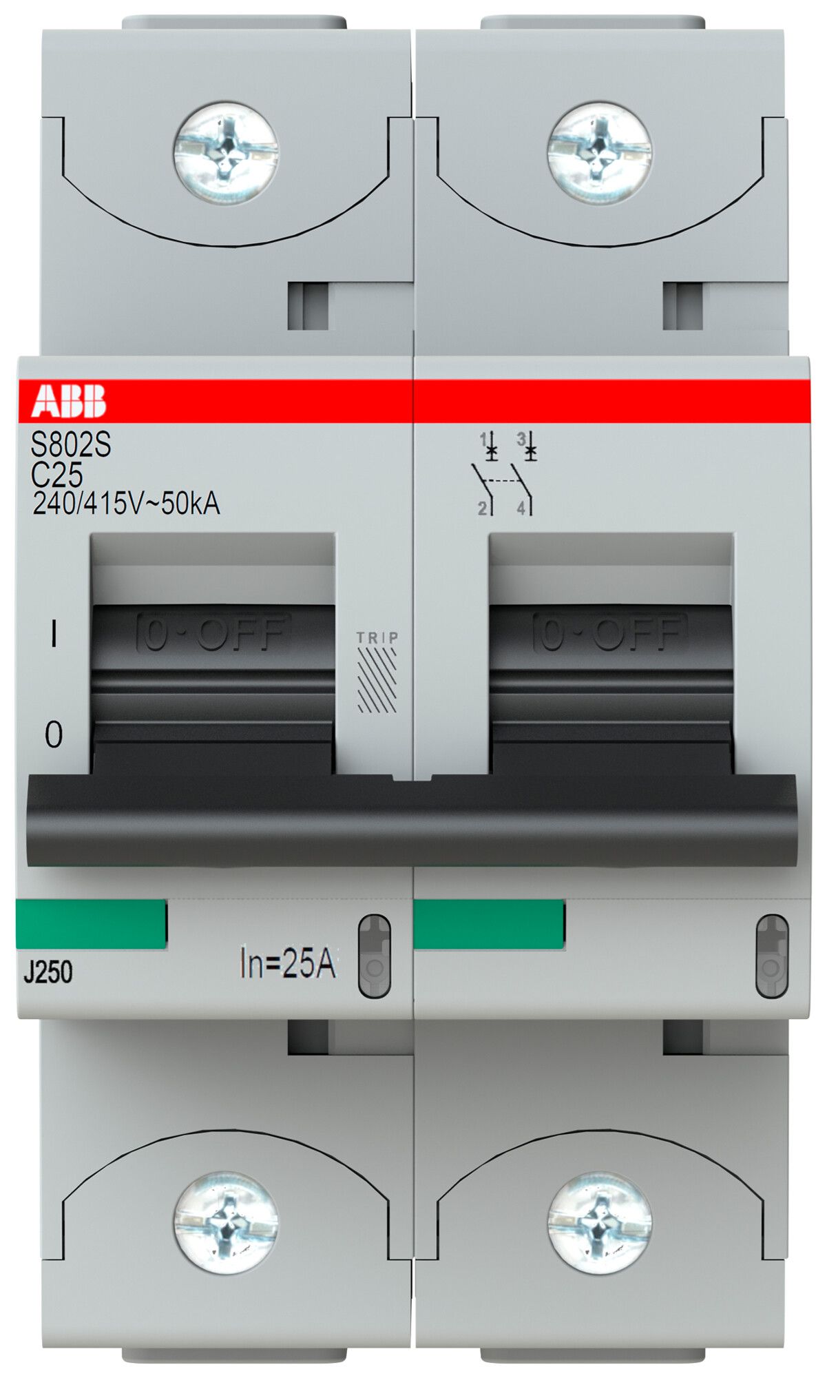 Leitungsschutzschalter ABB S802S-C 25A 50kA