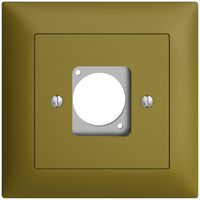 UP-Montageset für XLR-Dose EDIZIOdue olive