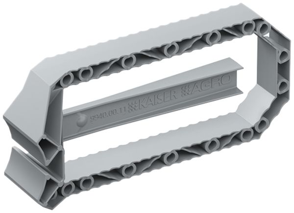 Flügelset AGRO Prefix® 137×59×16mm, hellgrau, 10 Stück