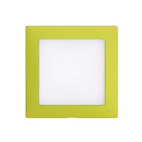 Frontset EDIZIOdue lemon 60×60mm für LED-Leuchte
