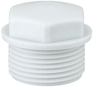 Würgenippel PE M50 hellgrau