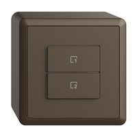 Poussoir scène AP 2 scènes vertical/2T Edue Wiser coffee