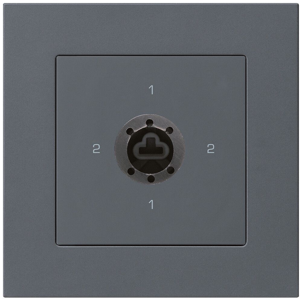 Interrupteur rotatif ENC kallysto.pro 3/1L anthracite serrure sûreté s.cylindre
