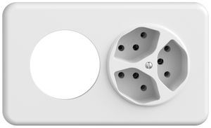 UP-Kombination STANDARDdue SNAPFIX® waag.leer - 3×T13 ws