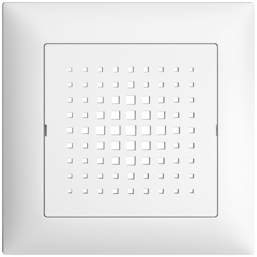 Kit frontal ENC EDIZIOdue blanc 88×88mm pour carillon 3070