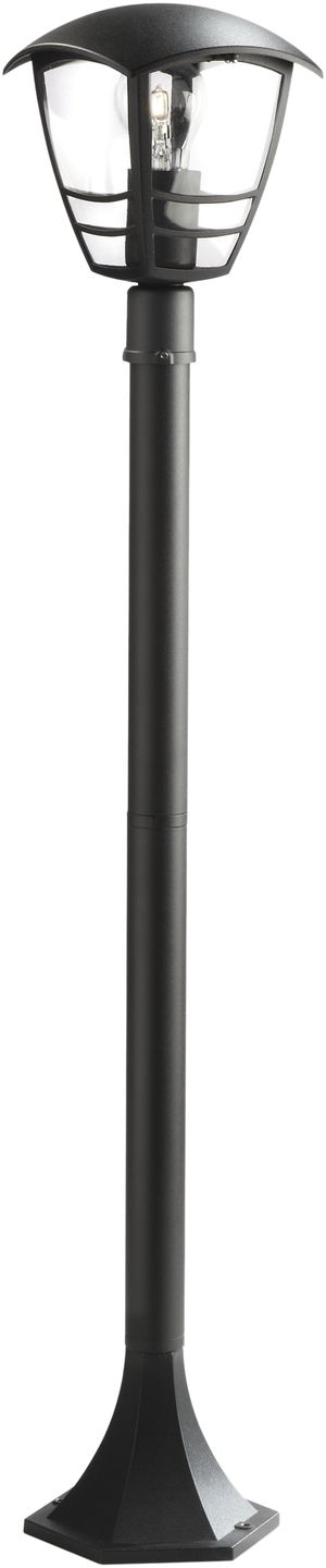 Apparecchio bollard Creek 60W E27 IP44 nero