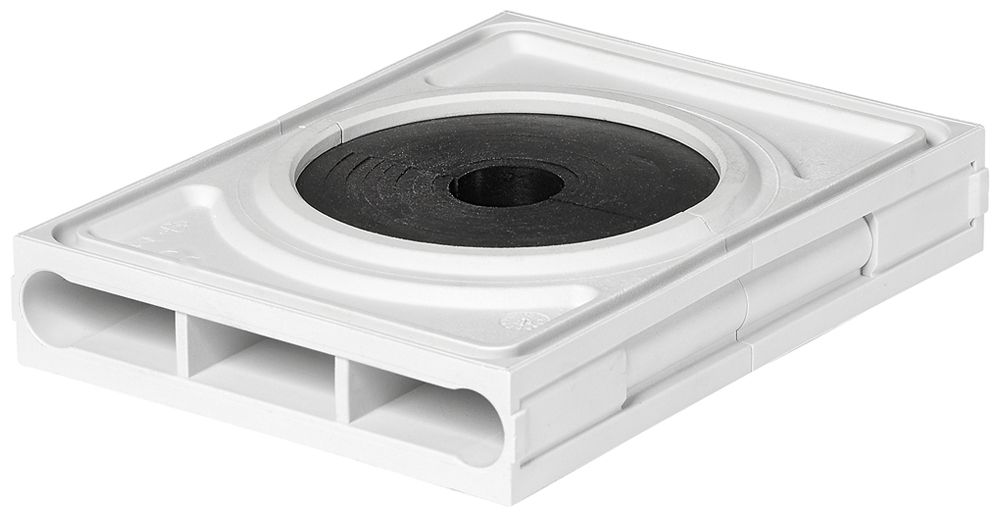 Flanschplatte Schurter HAK-Z-FL2R-SE 102×135×28mm Kunststoff Membran