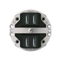 Einsatz zu Steckdose 4×USB Hager Bauart E 2400mA