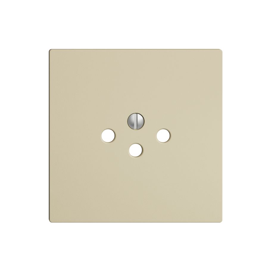 Plaque frontale EDIZIOdue T12 vanille pour prise