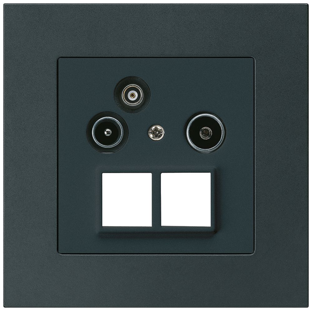 UP-Antennendose R/TV-Daten kallysto.pro HMS 2GHz 19db schwarz