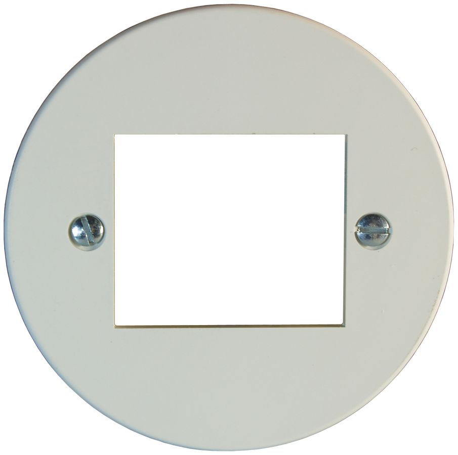 Disco frontale 58/4×RJ45 bianco