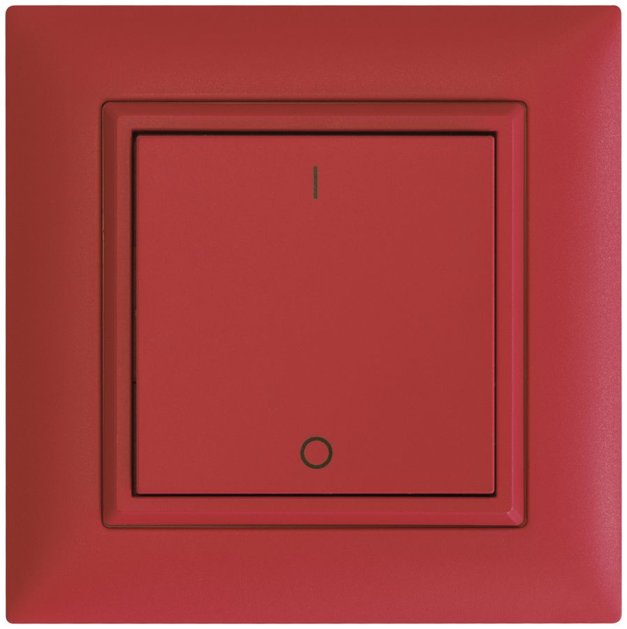 Poussoir RF AP ALADIN EnOcean EDIZIOdue, 1-fois, berry, I/0