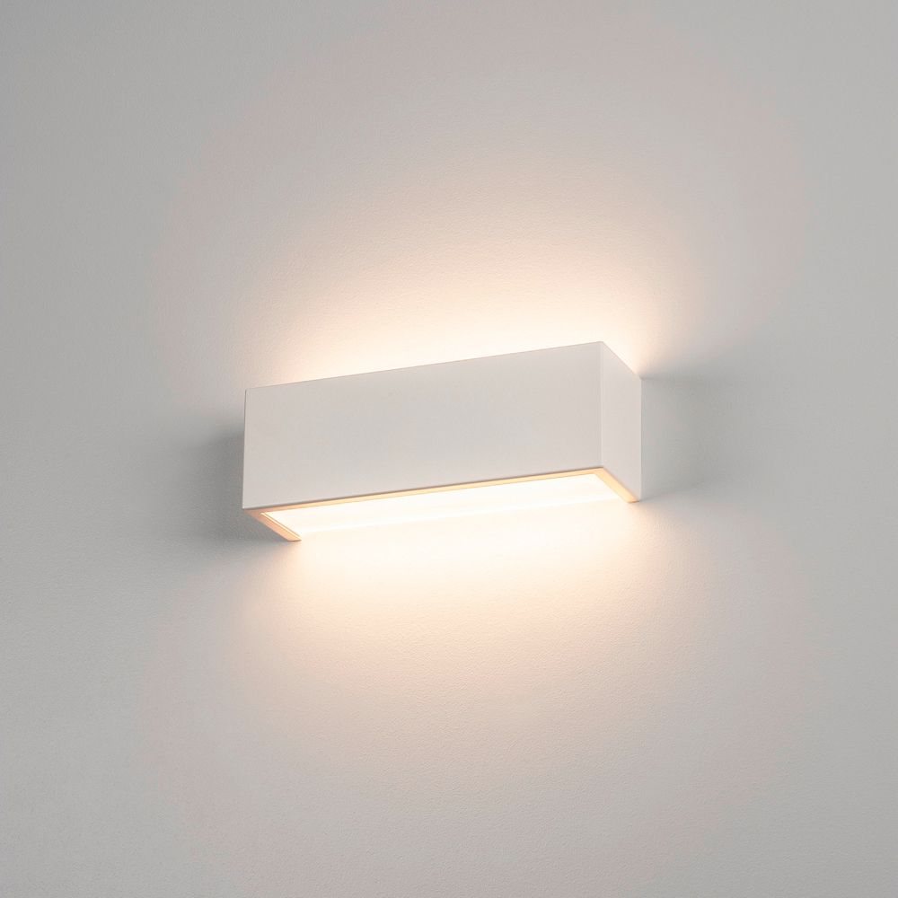 Applique LED SLV CHROMBO 11W 590lm 3000K 120° VAR 300×100×90mm blanc