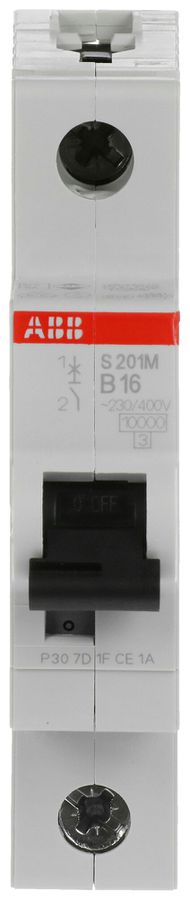 Leitungsschutzschalter ABB S201M-B16 16A B 10kA