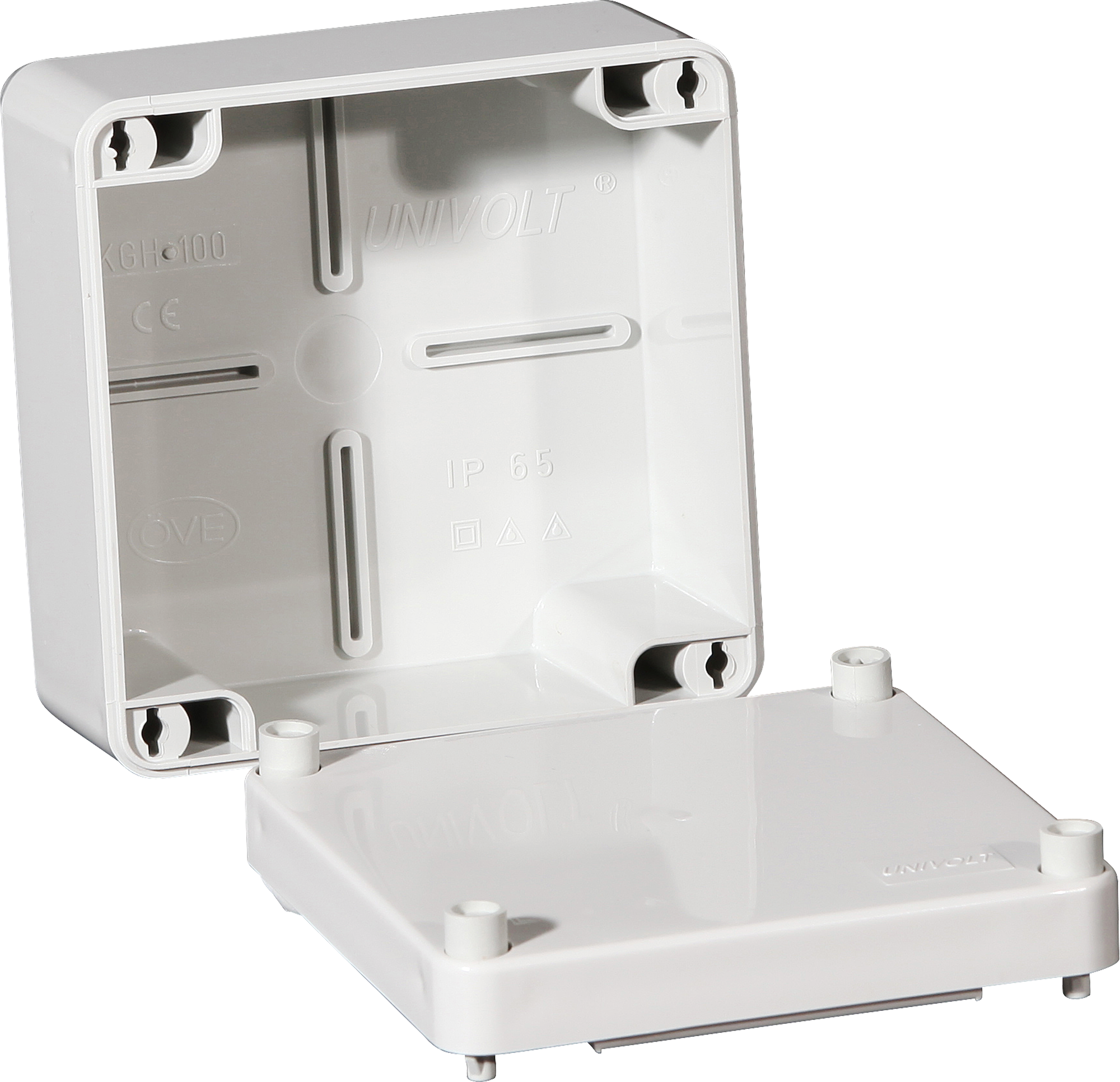 Abzweigdose 105×105×65mm leer PPO hgu IP65