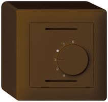 Termostato ambiente AP kallysto marrone senza interruttore